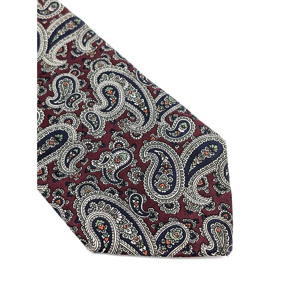 Vintage 90s Bert Pulitzer Collectors Edition Silk Tie Paisley Traditional USA